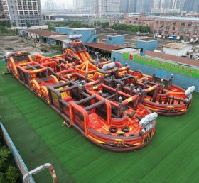 CR2-249 Volcano Theme Challenging Run Giant Inflatable Obstacle Courses