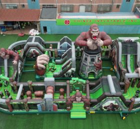 CR2-306 King Kong Theme Challenging Run Giant Inflatable Obstacle Courses