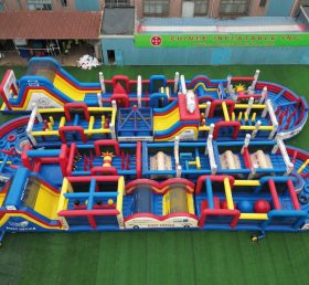 CR2-323 Post Office Theme Challenging Run Giant Inflatable Obstacle Courses