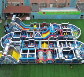 CR2-324 Robot Theme Challenging Run Giant Inflatable Obstacle Courses