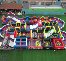 CR2-326 Sneakers Theme Challenging Run Giant Inflatable Obstacle Courses
