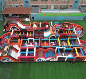 CR2-327 Sneakers Theme Challenging Run Giant Inflatable Obstacle Courses