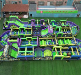 CR2-333 Toxic Theme Challenging Run Giant Inflatable Obstacle Courses
