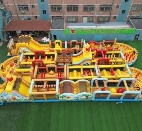 CR2-338 Winnie the Pooh Theme Challenging Run Giant Inflatable Obstacle Courses