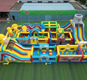CR2-352 The Simpsons Theme Challenging Run Giant Inflatable Obstacle Courses