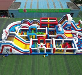 CR2-389 Gundam Theme Challenging Run Giant Inflatable Obstacle Courses