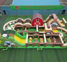CR2-431 Shaun the Sheep Theme Challenging Run Giant Inflatable Obstacle Courses
