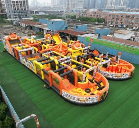 CR2-45 Garfield Theme Challenging Run Giant Inflatable Obstacle Courses