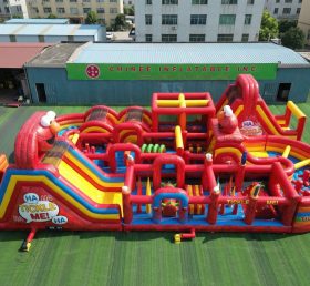 CR2-453 Tickle Me Elmo Theme Challenging Run Giant Inflatable Obstacle Courses
