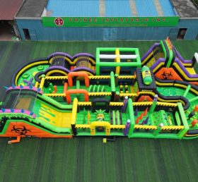 CR2-458 Toxic Theme Challenging Run Giant Inflatable Obstacle Courses