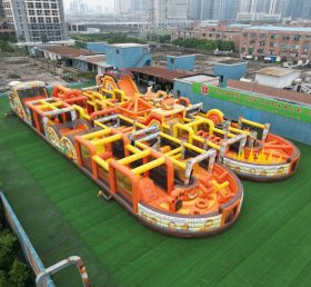 CR2-46 Garfield Theme Challenging Run Giant Inflatable Obstacle Courses