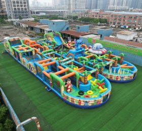 CR2-59 Lilo & Stitch Theme Challenging Run Giant Inflatable Obstacle Courses