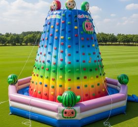 T11-4184 Cocomelon Theme Inflatable Climbing Wall