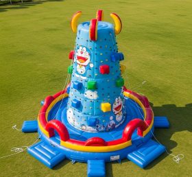 T11-4195 Doraemon Theme Inflatable Climbing Wall
