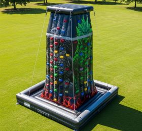 T11-4208 Godzilla Theme Inflatable Climbing Wall