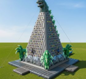 T11-4211 Godzilla Theme Inflatable Climbing Wall
