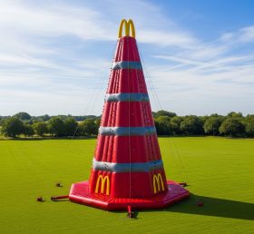 T11-4253 McDonald Theme Inflatable Climbing Wall