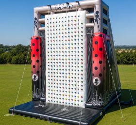 T11-4279 Miraculous Ladybug Theme Inflatable Climbing Wall