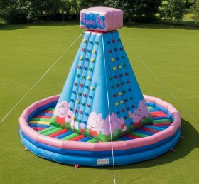 T11-4317 Peppa Pig Theme Inflatable Climbing Wall