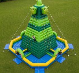 T11-4369 Shrek Theme Inflatable Climbing Wall