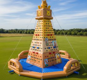 T11-4480 Winnie the Pooh Theme Inflatable Climbing Wall