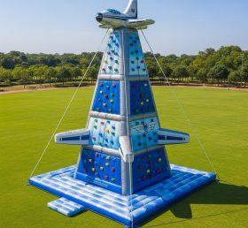 T11-4488 Airplane Theme Inflatable Climbing Wall