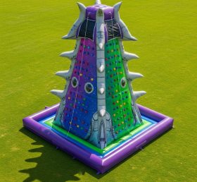 T11-4491 Alien Theme Inflatable Climbing Wall