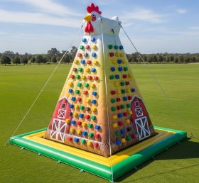 T11-4528 Chicken Theme Inflatable Climbing Wall