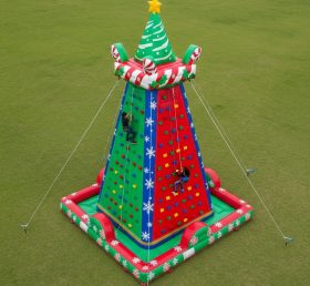 T11-4535 Christmas Theme Inflatable Climbing Wall