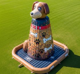 T11-4563 Dog Theme Inflatable Climbing Wall