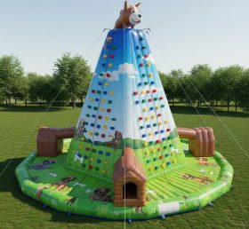 T11-4564 Dog Theme Inflatable Climbing Wall