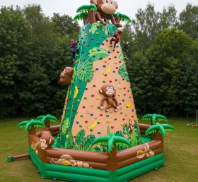 T11-4633 Monkey Theme Inflatable Climbing Wall