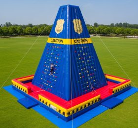 T11-4675 Police Station Theme Inflatable Climbing Wall