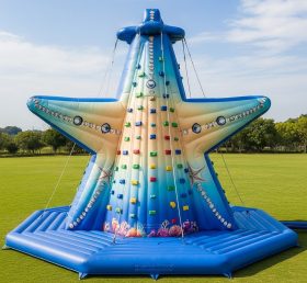 T11-4698 Starfish Theme Inflatable Climbing Wall