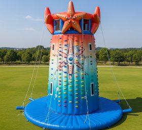 T11-4700 Starfish Theme Inflatable Climbing Wall