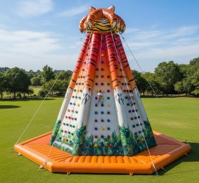T11-4706 Tiger Theme Inflatable Climbing Wall