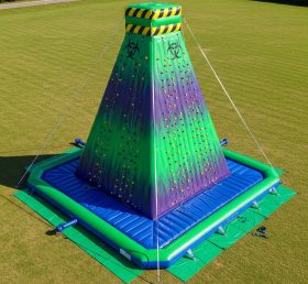 T11-4709 Toxic Theme Inflatable Climbing Wall