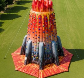 T11-4721 Volcano Theme Inflatable Climbing Wall