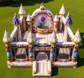T5-2016 Beauty and the Beast Theme Inflatable Castles