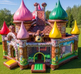 T5-2079 Masha and the Bear Theme Inflatable Castles