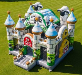 T5-2136 Shaun the Sheep Theme Inflatable Castles