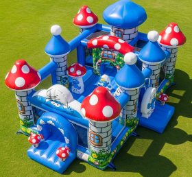 T5-2187 The Smurfs Theme Inflatable Castles