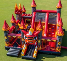 T5-2251 Blaze Monster Theme Inflatable Castles
