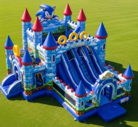 T5-2457 Sonic Theme Inflatable Castles