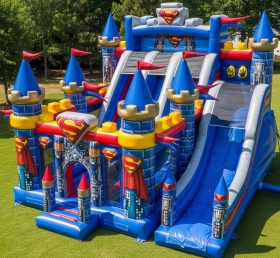 T5-2482 Superman Theme Inflatable Castles