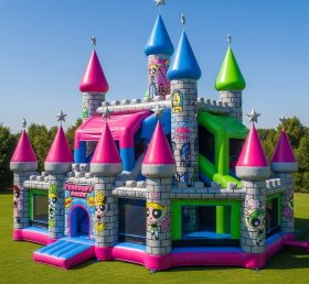 T5-2509 The Powerpuff Girls Theme Inflatable Castles
