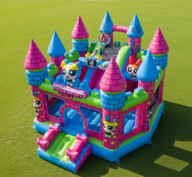 T5-2511 The Powerpuff Girls Theme Inflatable Castles