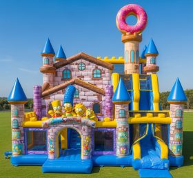 T5-2514 The Simpsons Theme Inflatable Castles