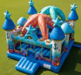 T5-2751 Starfish Theme Inflatable Castles