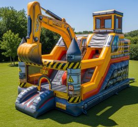 T5-2921 Excavator Theme Inflatable Castles